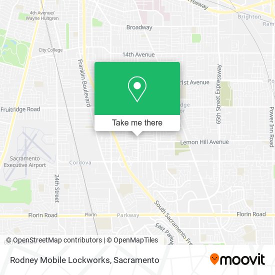 Rodney Mobile Lockworks map