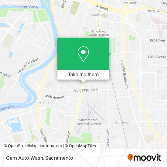 Gem Auto Wash map