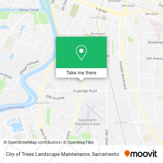 City of Trees Landscape Maintenance map