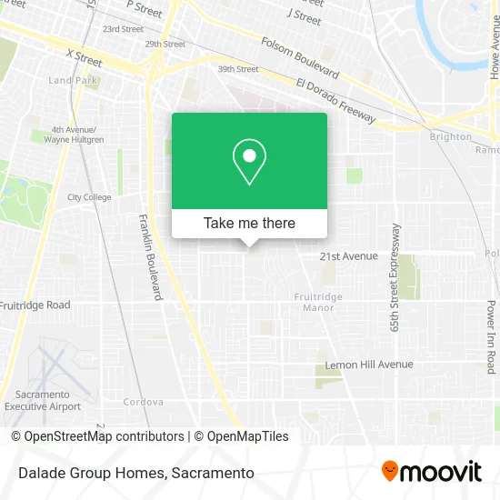 Dalade Group Homes map