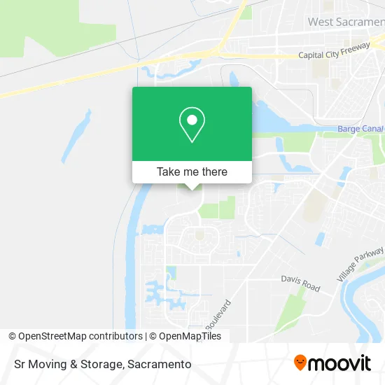 Sr Moving & Storage map