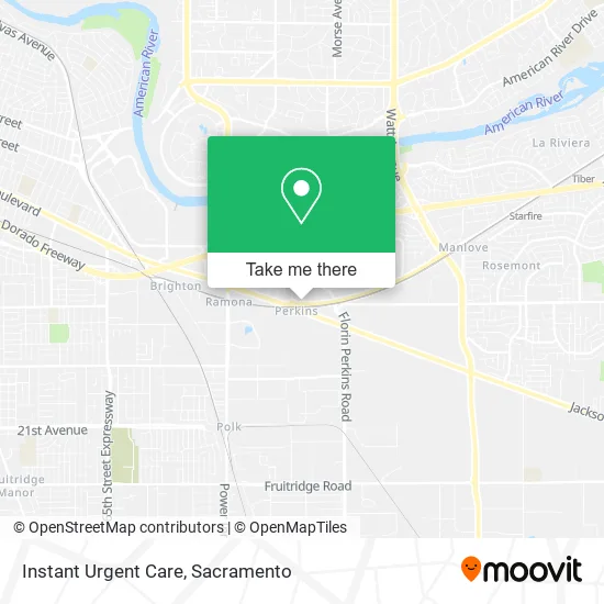 Instant Urgent Care map