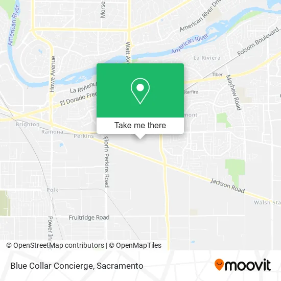 Mapa de Blue Collar Concierge
