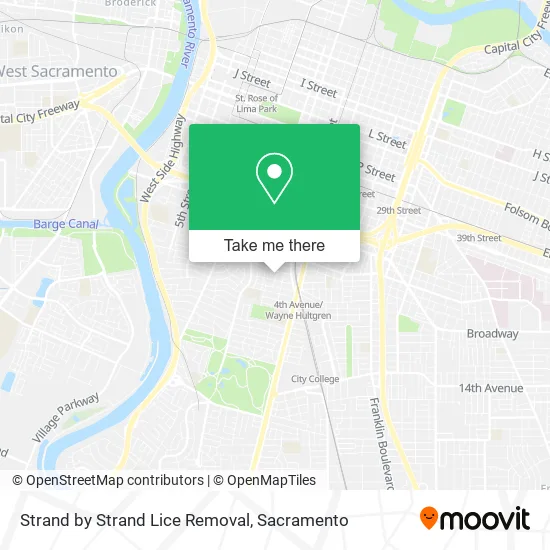 Strand by Strand Lice Removal map