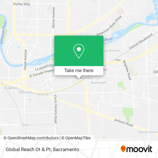 Global Reach Ot & Pt map