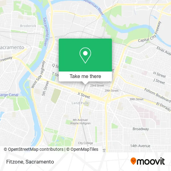 Fitzone map