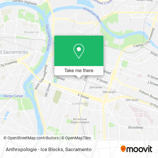 Anthropologie - Ice Blocks map