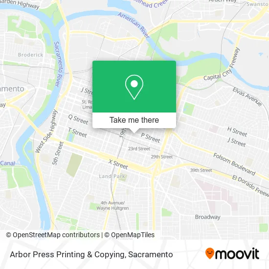 Arbor Press Printing & Copying map