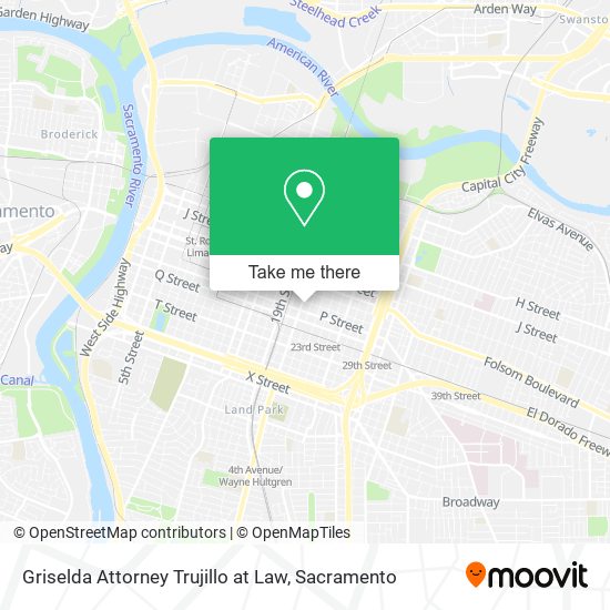 Griselda Attorney Trujillo at Law map