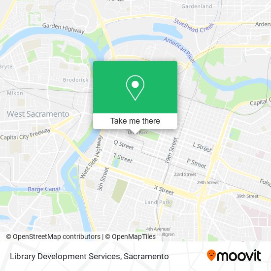 Library Development Services map