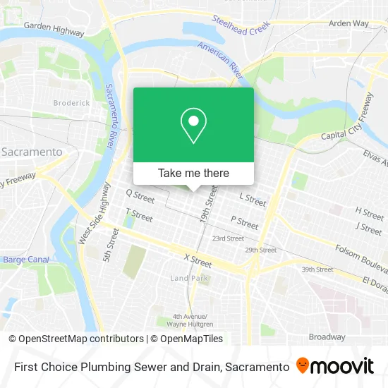 First Choice Plumbing Sewer and Drain map