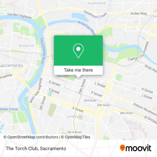 The Torch Club map