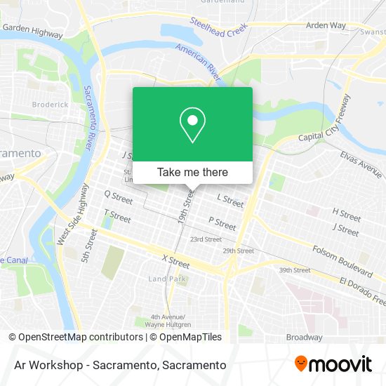 Ar Workshop - Sacramento map