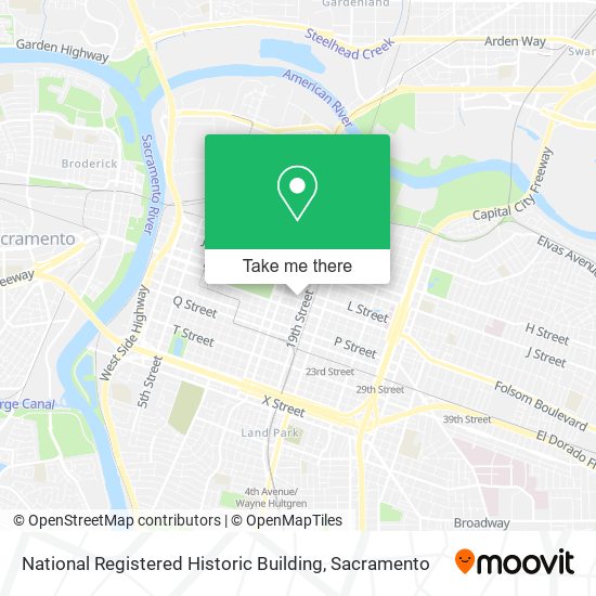 Mapa de National Registered Historic Building