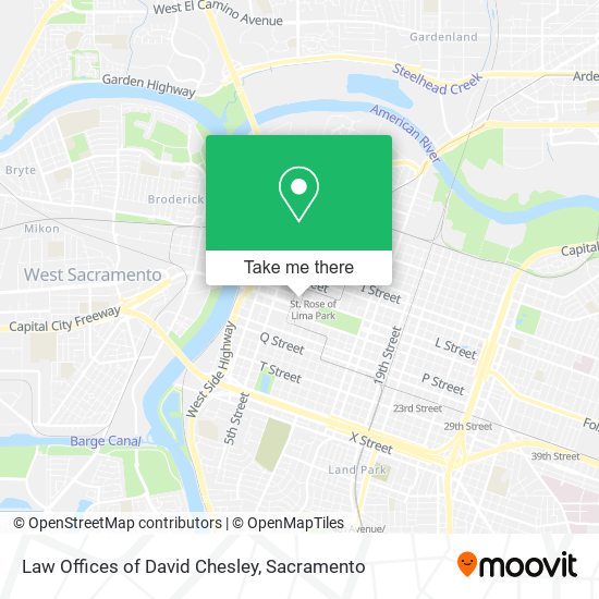 Law Offices of David Chesley map