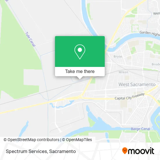 Mapa de Spectrum Services