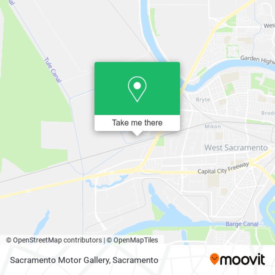 Sacramento Motor Gallery map