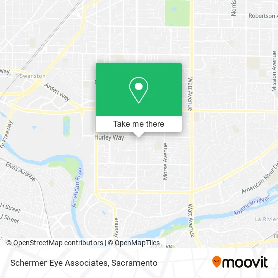 Mapa de Schermer Eye Associates