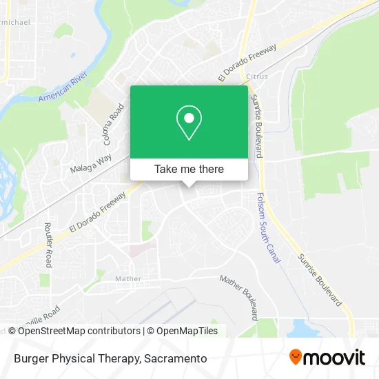 Burger Physical Therapy map