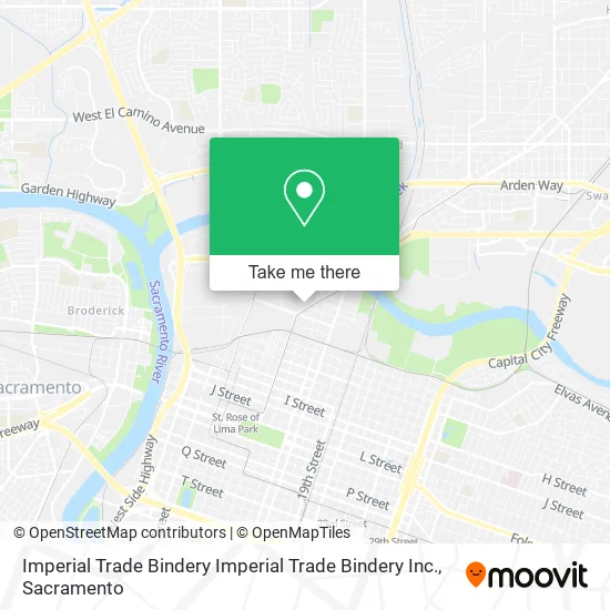 Imperial Trade Bindery Imperial Trade Bindery Inc. map
