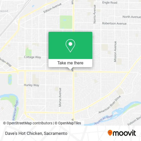 Mapa de Dave's Hot Chicken
