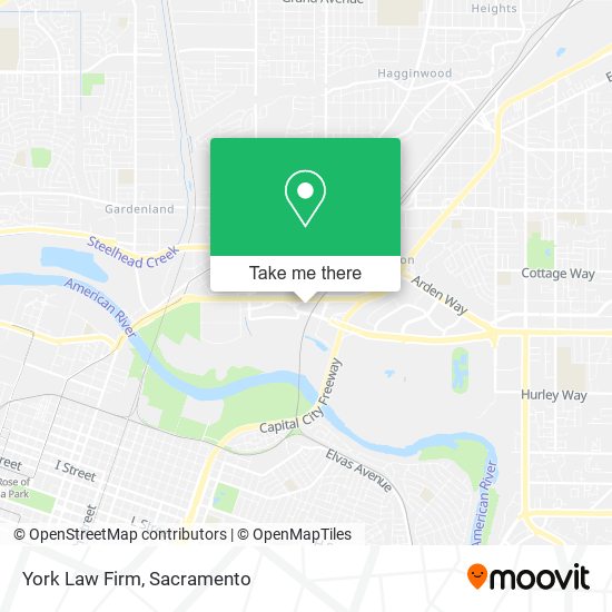 York Law Firm map