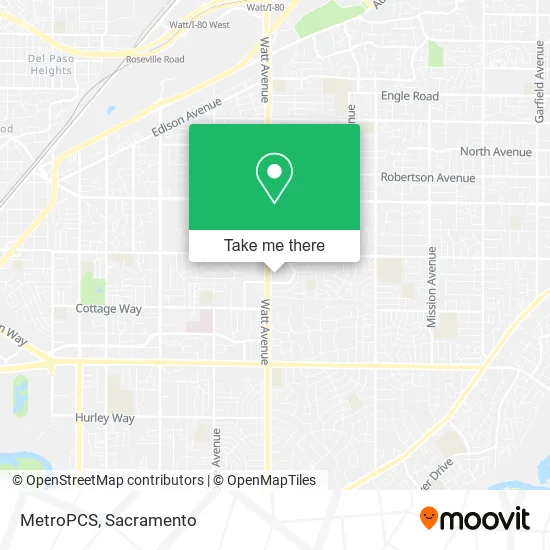 MetroPCS map