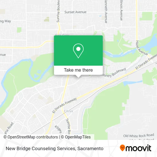 New Bridge Counseling Services map