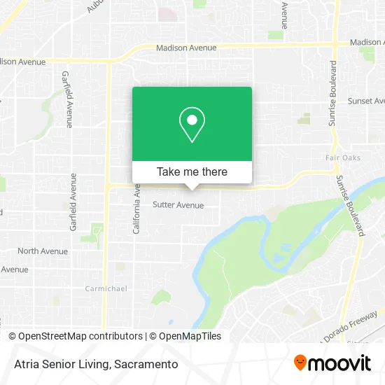Atria Senior Living map