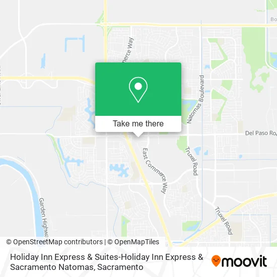 Holiday Inn Express & Suites-Holiday Inn Express & Sacramento Natomas map