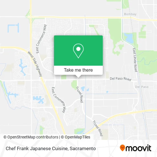 Chef Frank Japanese Cuisine map