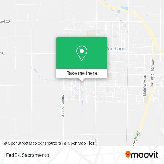 FedEx map
