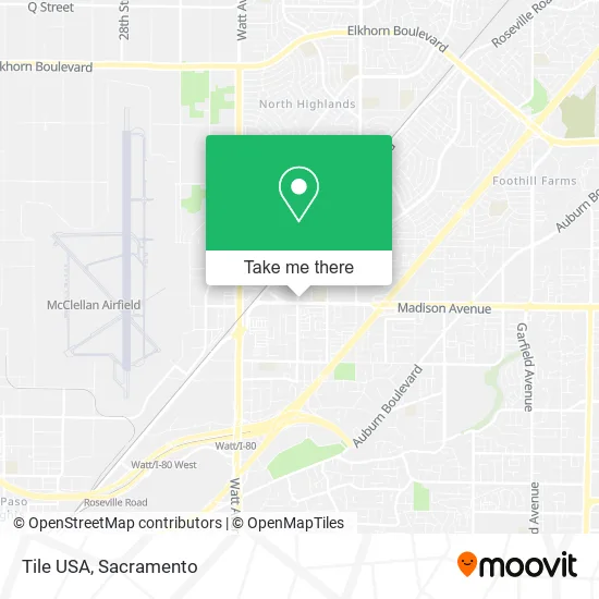 Mapa de Tile USA