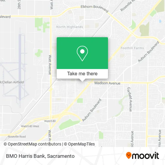 BMO Harris Bank map