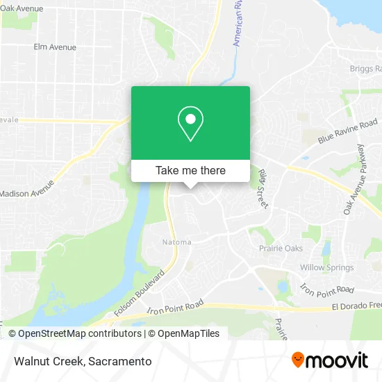 Mapa de Walnut Creek