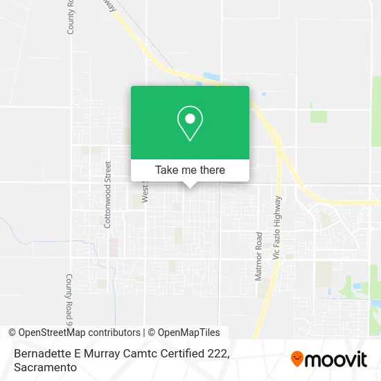 Bernadette E Murray Camtc Certified 222 map