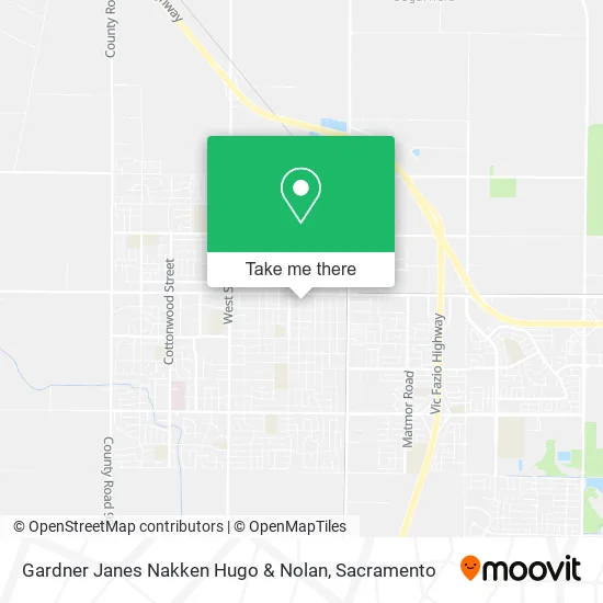 Mapa de Gardner Janes Nakken Hugo & Nolan