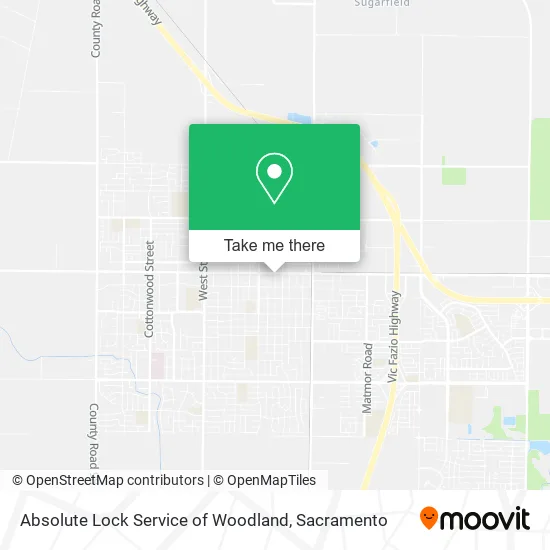 Mapa de Absolute Lock Service of Woodland