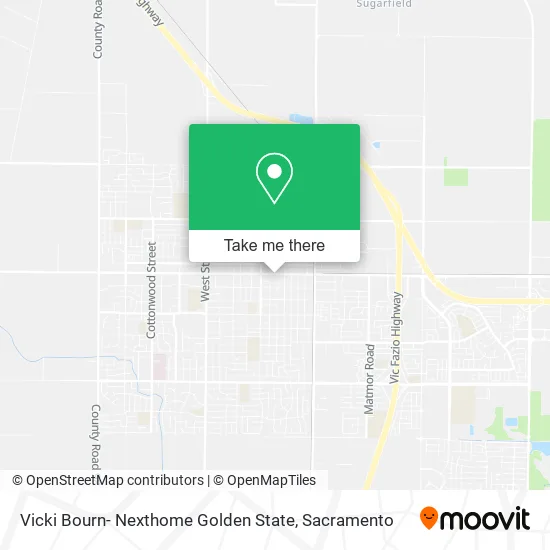 Mapa de Vicki Bourn- Nexthome Golden State