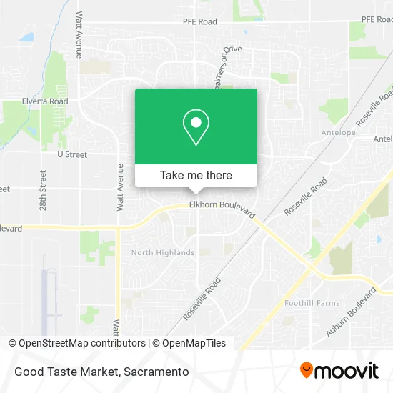 Good Taste Market map