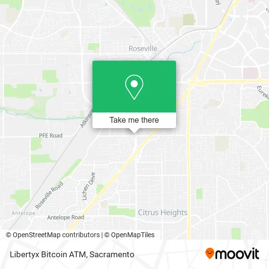 Libertyx Bitcoin ATM map