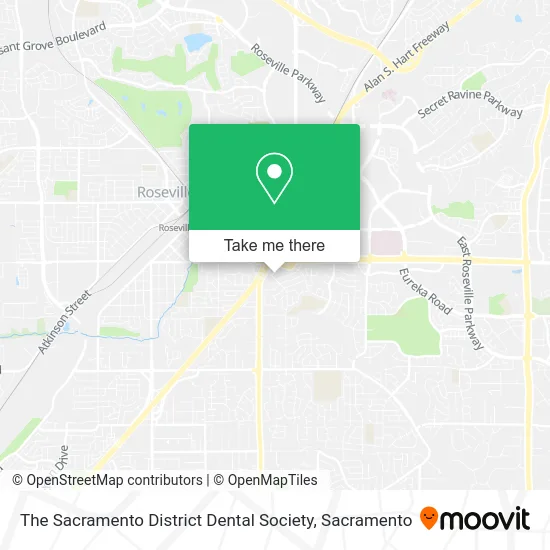 Mapa de The Sacramento District Dental Society
