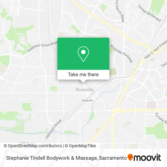 Stephanie Tindell Bodywork & Massage map