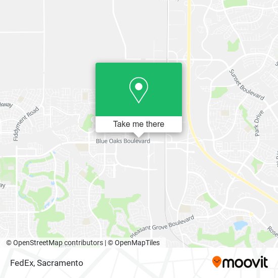 FedEx map