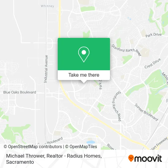 Michael Thrower, Realtor - Radius Homes map