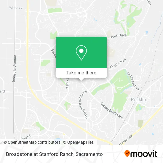 Mapa de Broadstone at Stanford Ranch