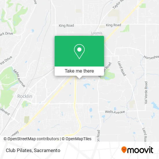 Club Pilates map