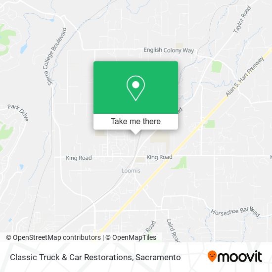 Classic Truck & Car Restorations map