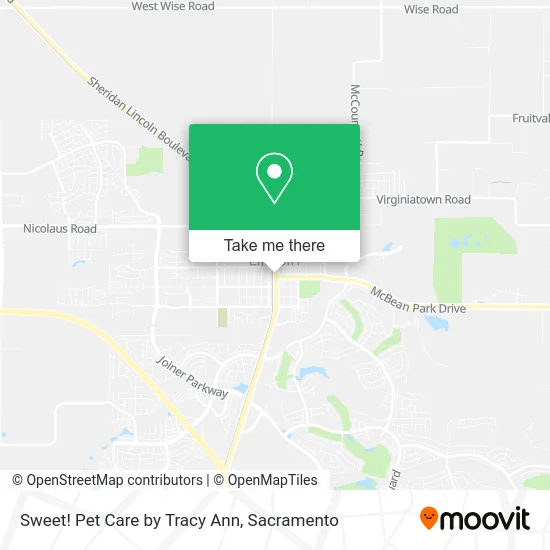 Sweet! Pet Care by Tracy Ann map
