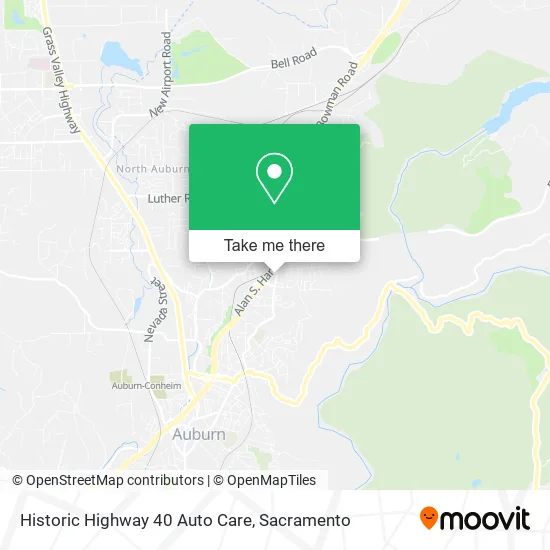 Mapa de Historic Highway 40 Auto Care